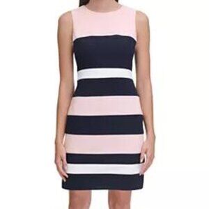 Tommy Hilfiger Colorblock Sheath Dress